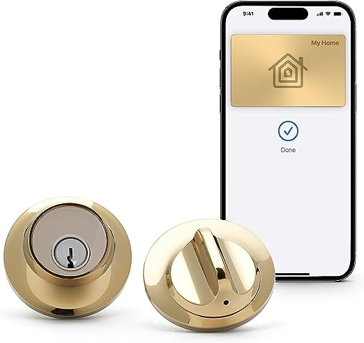 LEVEL LOCK+ SMART LOCK WITH APPLE HOME KEYS - POLISHED BRASS