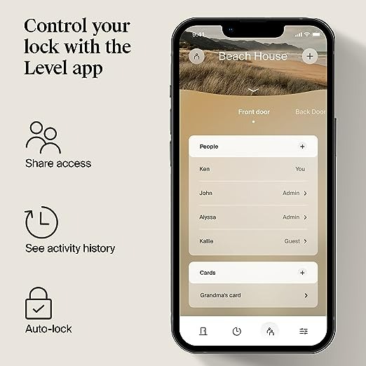 LEVEL LOCK+ SMART LOCK WITH APPLE HOME KEYS - POLISHED BRASS
