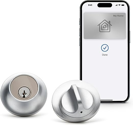 LEVEL LOCK+ SMART LOCK WITH APPLE HOME KEYS - SATIN CHROME