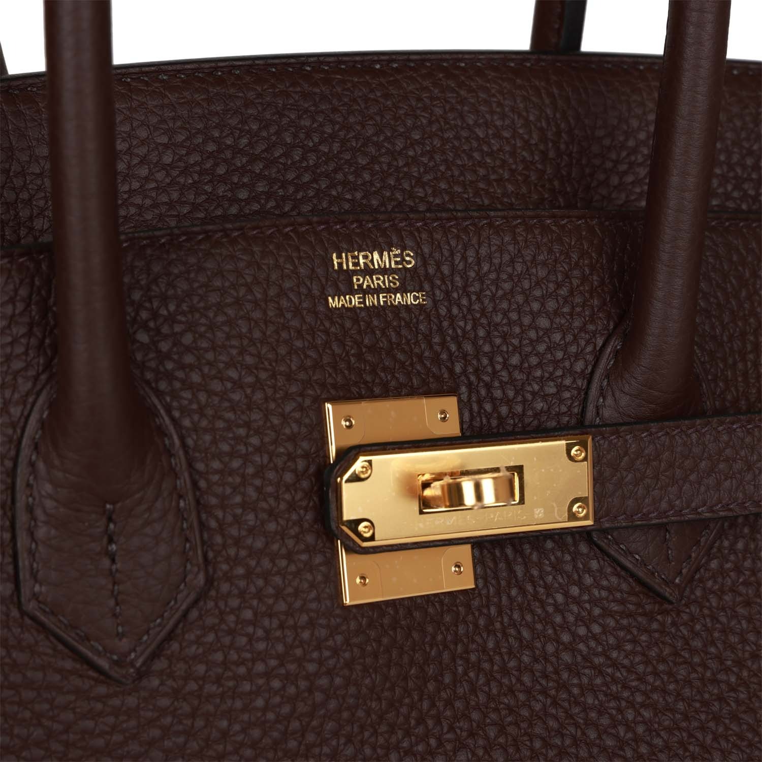 HERMES BIRKIN 35 ROUGE SELLIER CLEMENCE GOLD HARDWARE