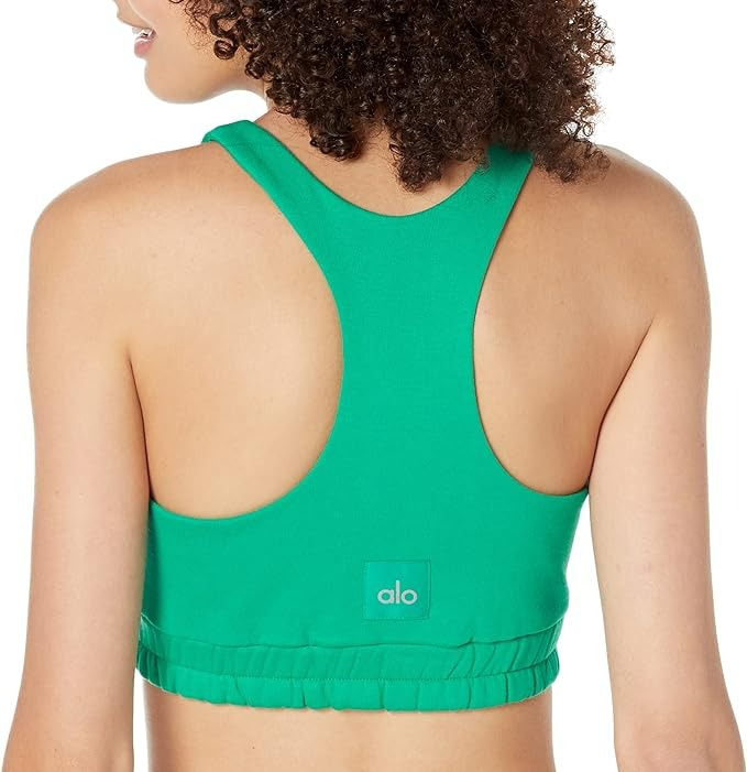 ALO YOGA WOMEN'S SCOOP NECK SWEATSHIRT BRA