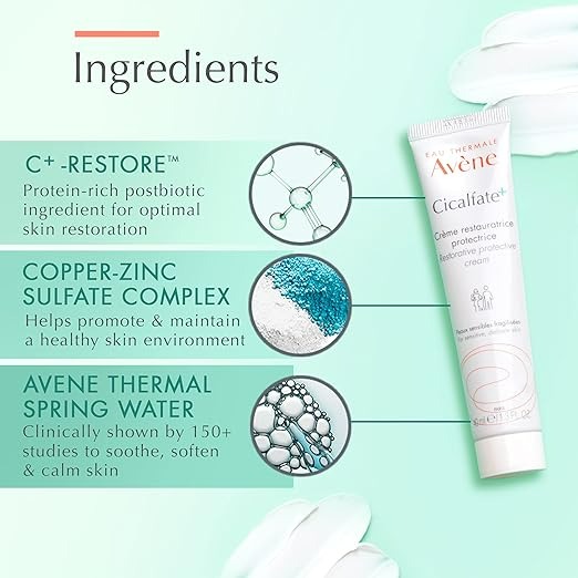 EAU THERMALE AVENE CICALFATE+ RESTORATIVE PROTECTIVE CREAM - 1.3 FL OZ