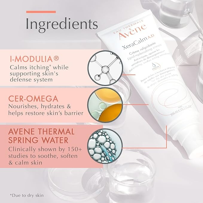 EAU THERMALE AVENE XERACALM A.D LIPID-REPLENISHING CREAM - 6.7 OZ
