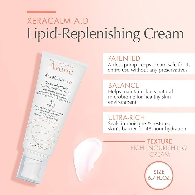 EAU THERMALE AVENE XERACALM A.D LIPID-REPLENISHING CREAM - 13.5 FL OZ