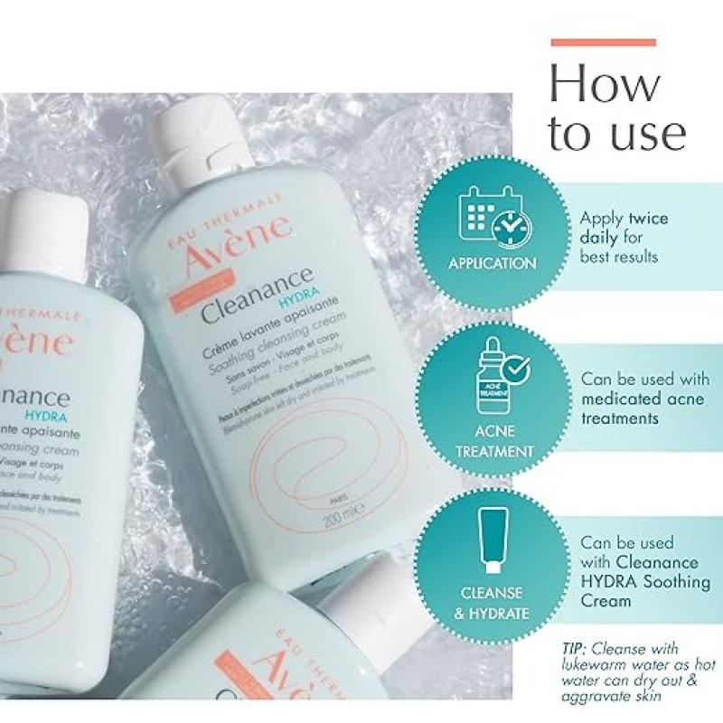 EAU THERMALE AVENE CLEANANCE HYDRA SOOTHING CREAM - 1.3 OZ