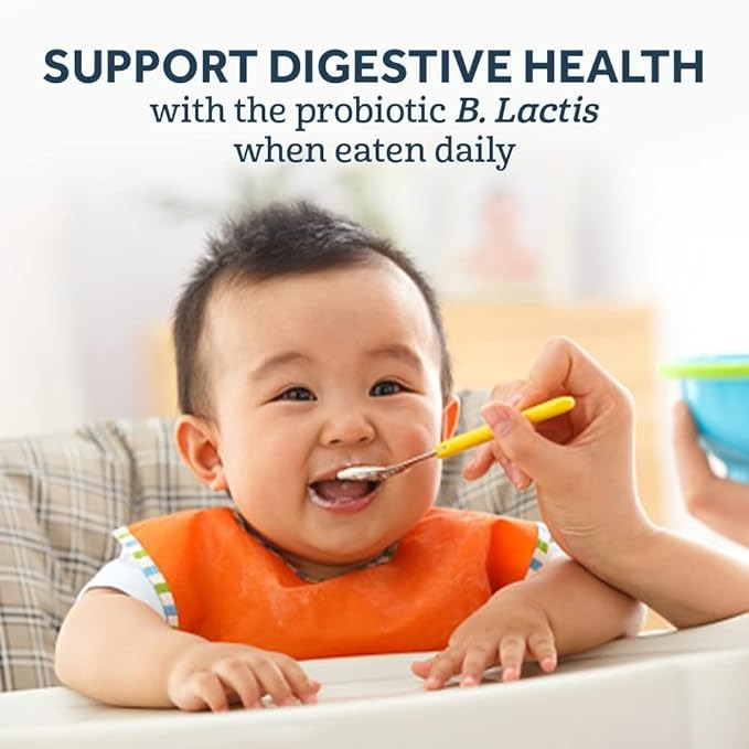 GERBER BABY CEREAL PROBIOTIC FOR CRAWLERS POWERBLEND OATMEAL LENTIL CARROT APPLE - 8 OZ - 6'LI PAKET