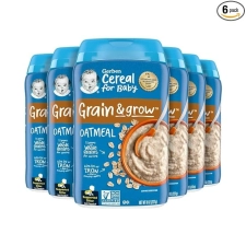 GERBER BABY CEREAL 1ST FOODS  GRAIN & GROW OATMEAL - 8 OZ - &'LI PAKET