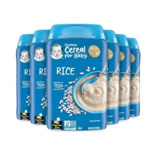GERBER BABY CEREAL 1ST FOODS RICE - 8 OZ - 6'LI PAKET
