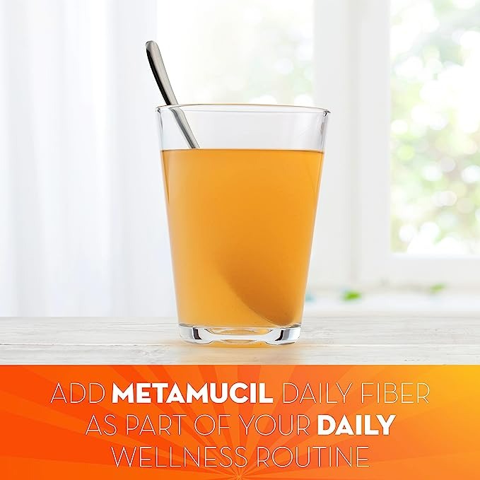 METAMUCIL PREMIUM BLEND, DAILY PSYLLIUM FIBER POWDER SUPPLEMENT - 180 KULLANIMLIK
