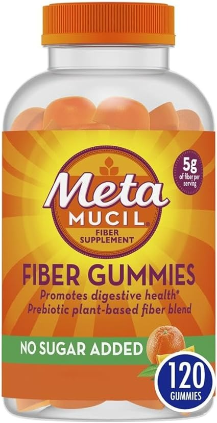 METAMUCIL FIBER SUPPLEMENT GUMMIES - 120 ADET