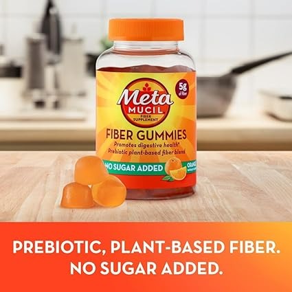 METAMUCIL FIBER SUPPLEMENT GUMMIES - 120 ADET