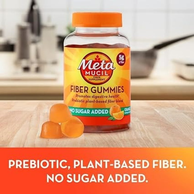 METAMUCIL FIBER SUPPLEMENT GUMMIES - 120 ADET