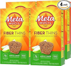 METAMUCIL FIBER THINS DAILY PSYLLIUM HUSK FIBER SUPPLEMENT - 12 ADET