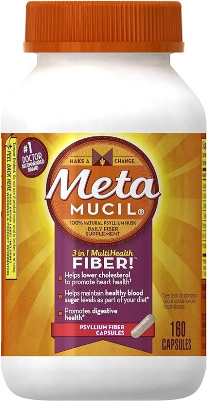 METAMUCIL DAILY FIBER SUPPLEMENT - 160 KAPSUL