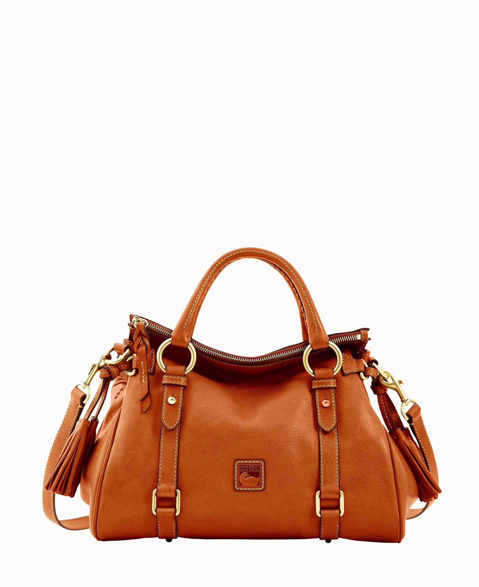 DOONEY & BOURKE FLORENTINE SATCHEL - NATURAL
