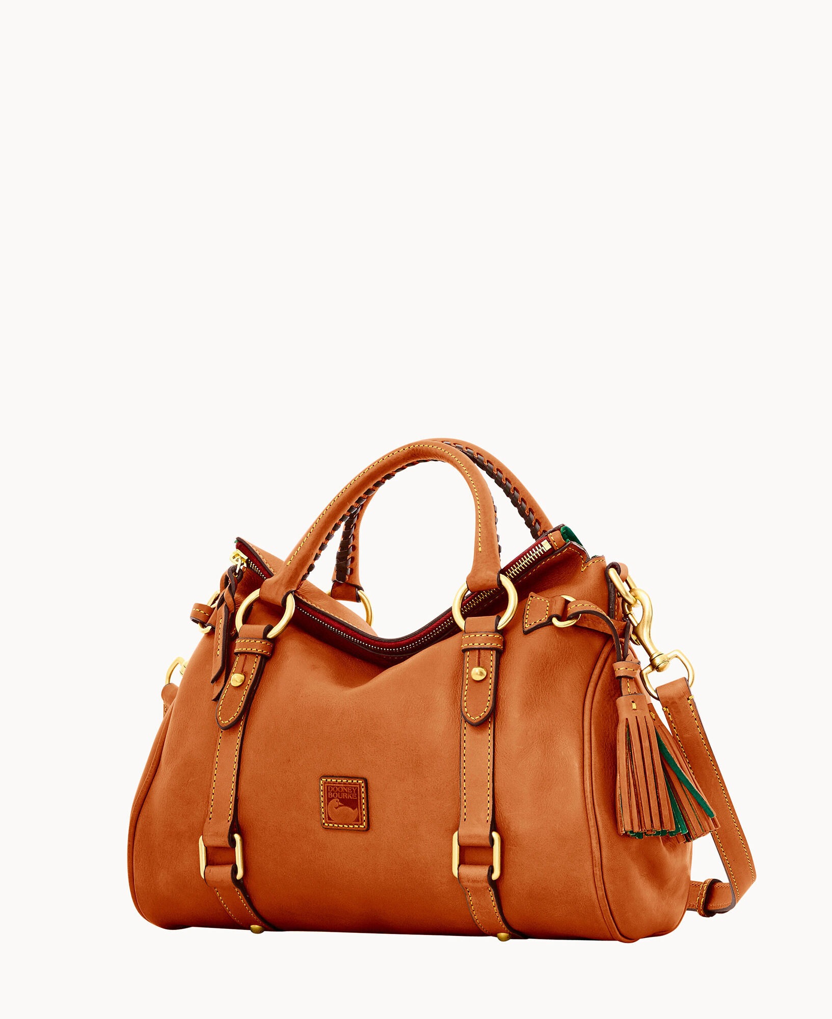 DOONEY & BOURKE FLORENTINE SATCHEL - NATURAL