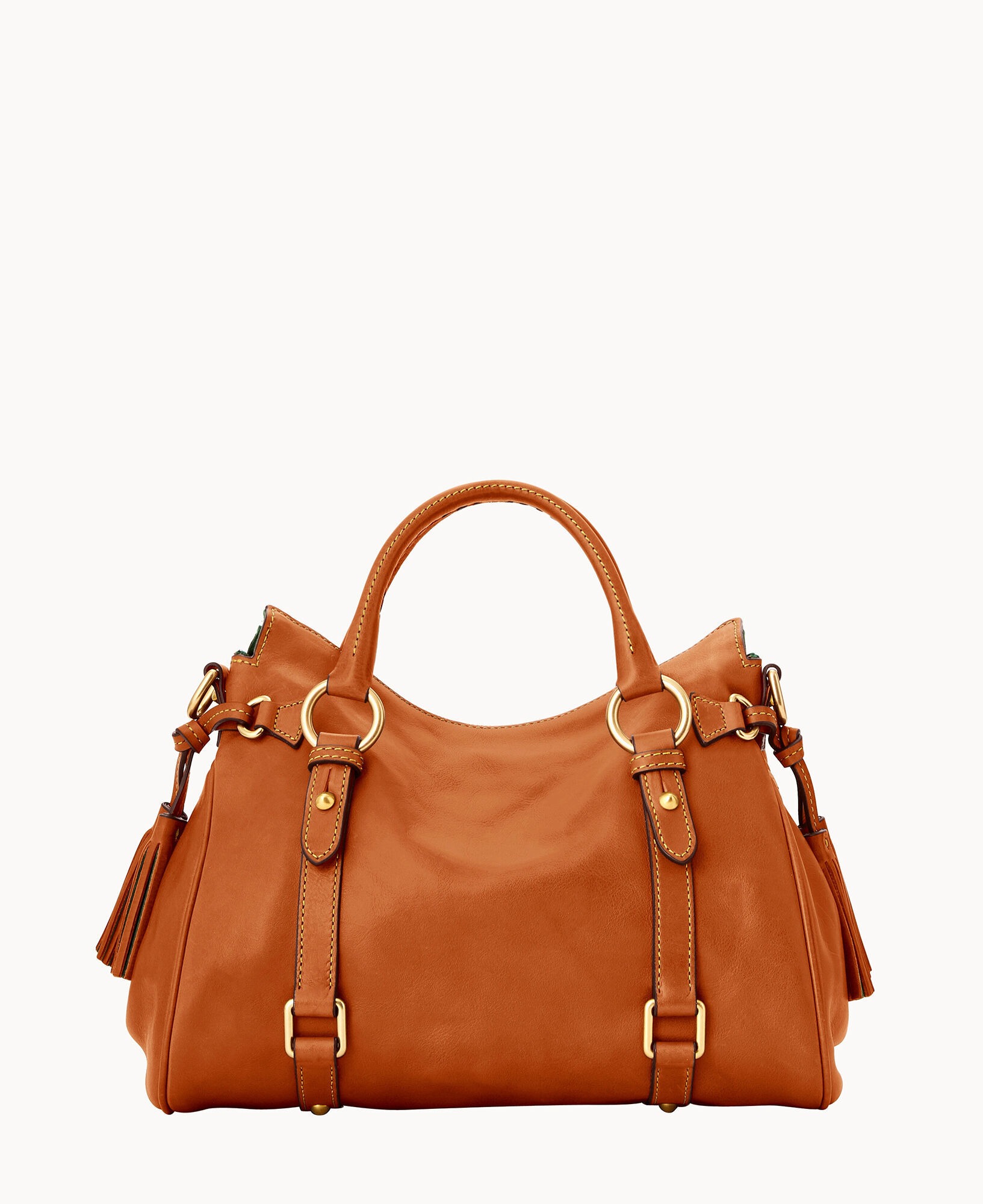 DOONEY & BOURKE FLORENTINE SATCHEL - NATURAL