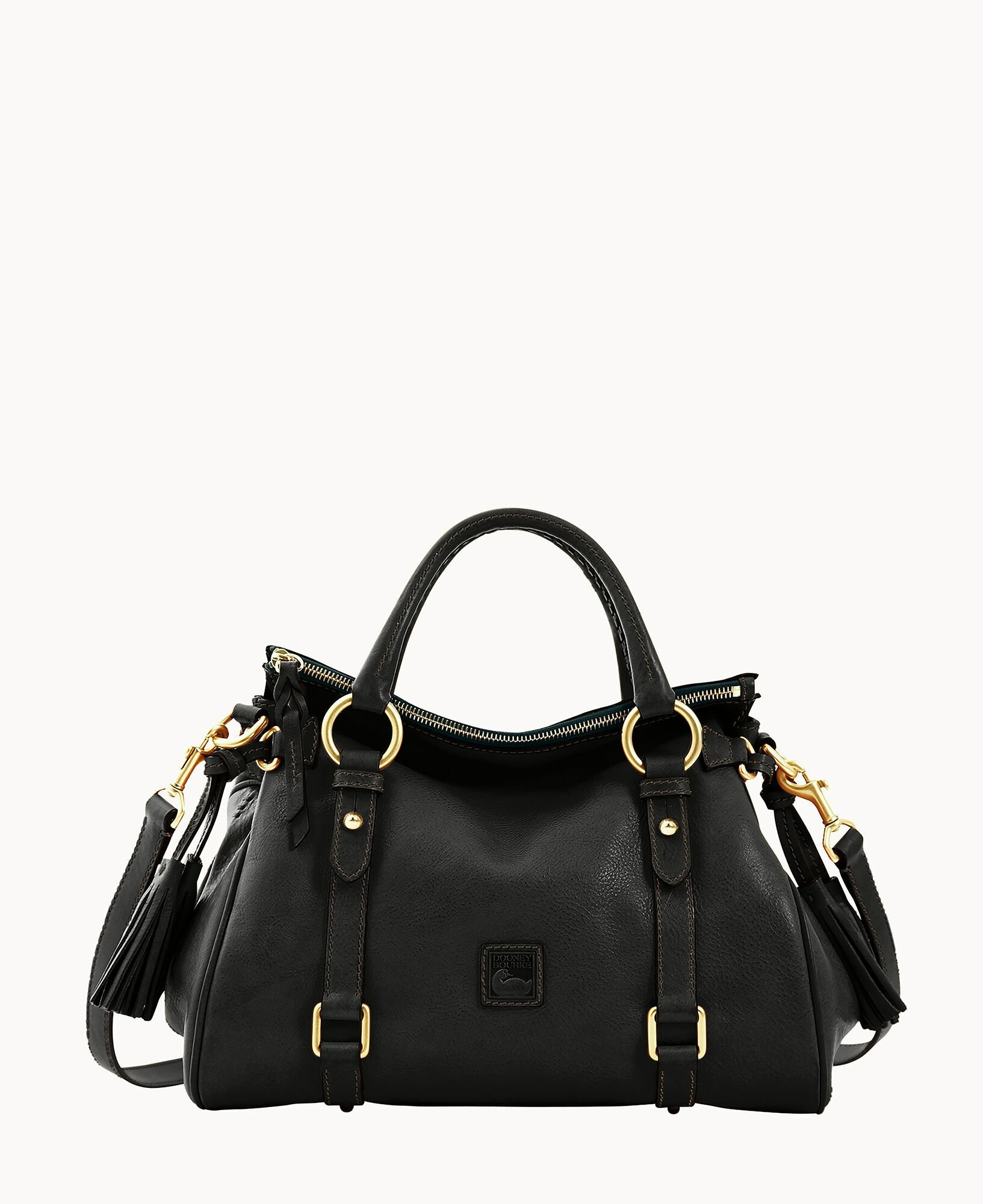 DOONEY & BOURKE FLORENTINE SATCHEL - BLACK