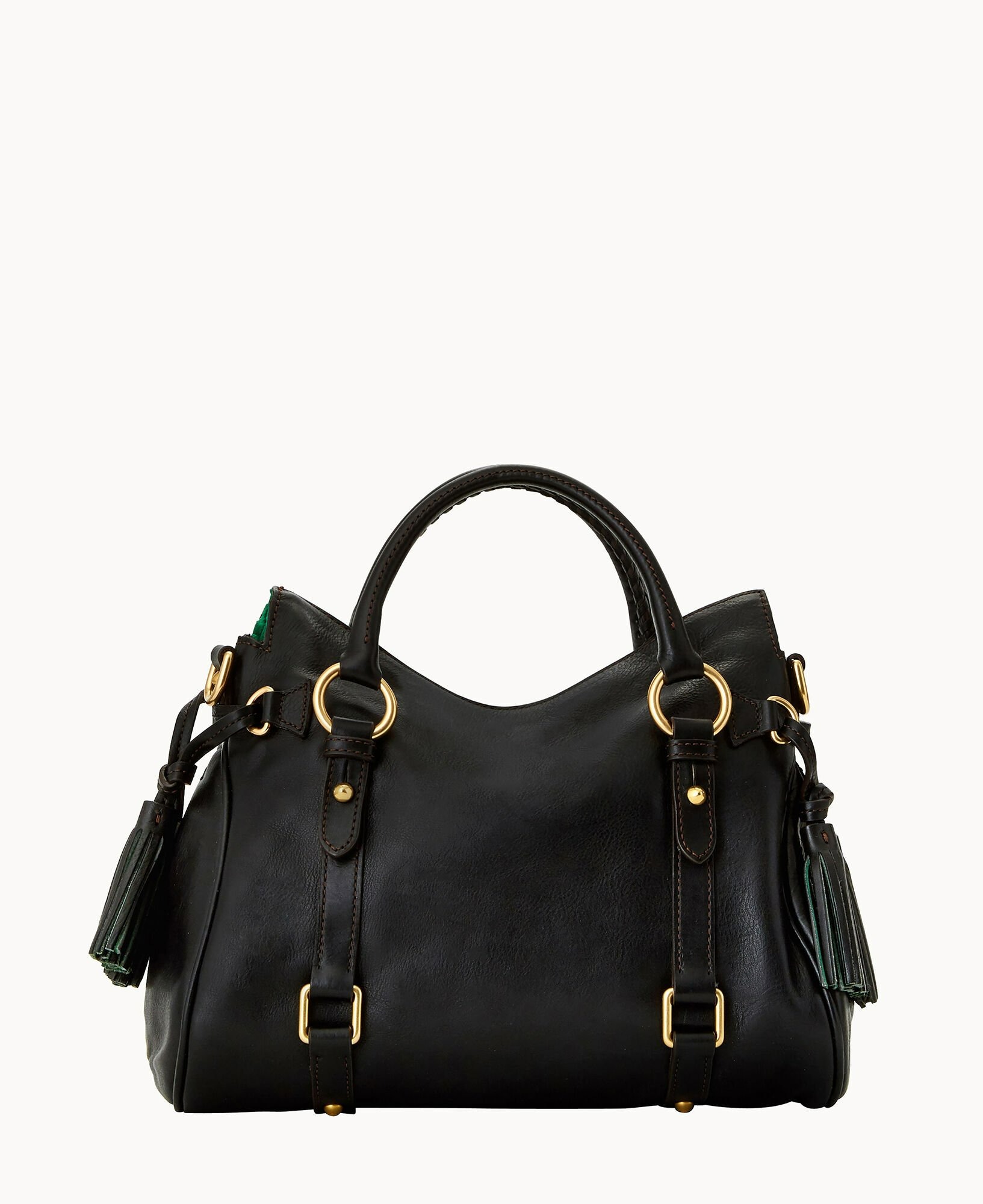 DOONEY & BOURKE FLORENTINE SATCHEL - BLACK