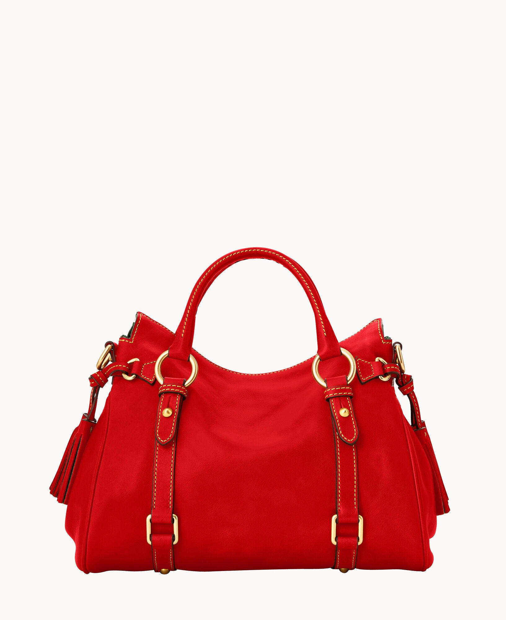 DOONEY & BOURKE FLORENTINE SATCHEL - RED