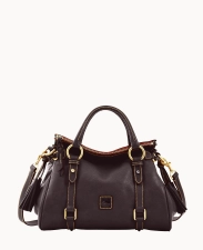 DOONEY & BOURKE FLORENTINE SATCHEL - BROWN TMORO