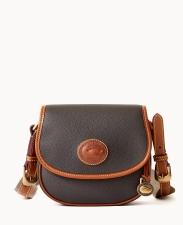 DOONEY & BOURKE ALL WEATHER LEATHER 3.0 SADDLE CROSSBODY 20 - BLACK