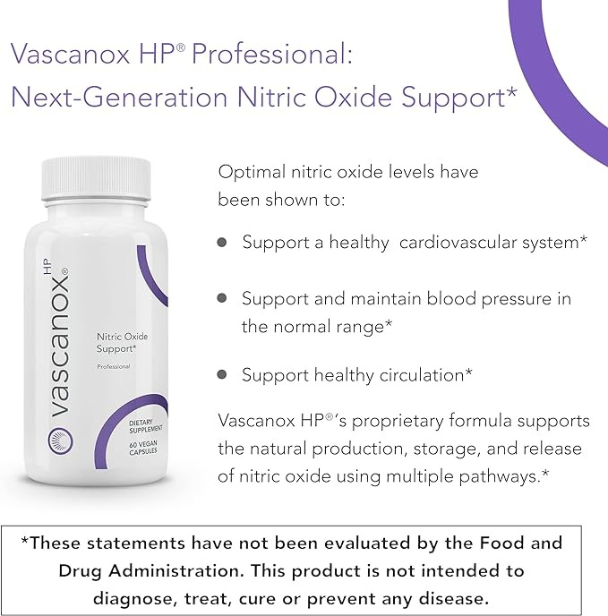CALROY HEALTH SCIENCES VASCANOX HP - 60 ADET
