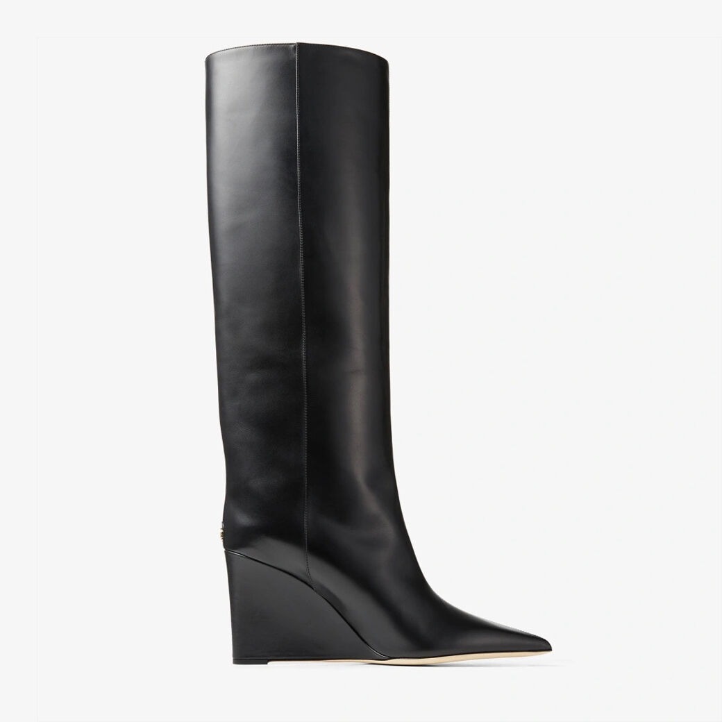 JIMMY CHOO BLAKE KNEE BOOT 85 - BLACK
