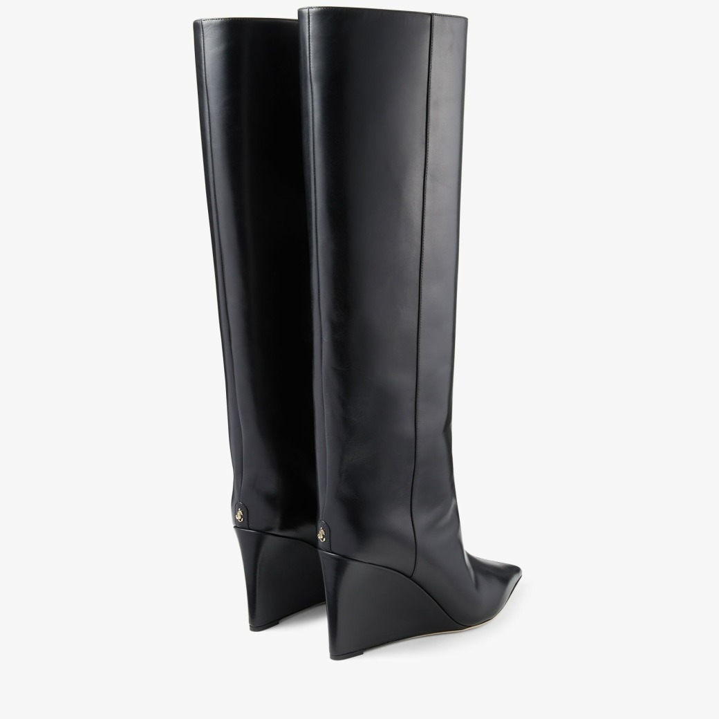JIMMY CHOO BLAKE KNEE BOOT 85 - BLACK