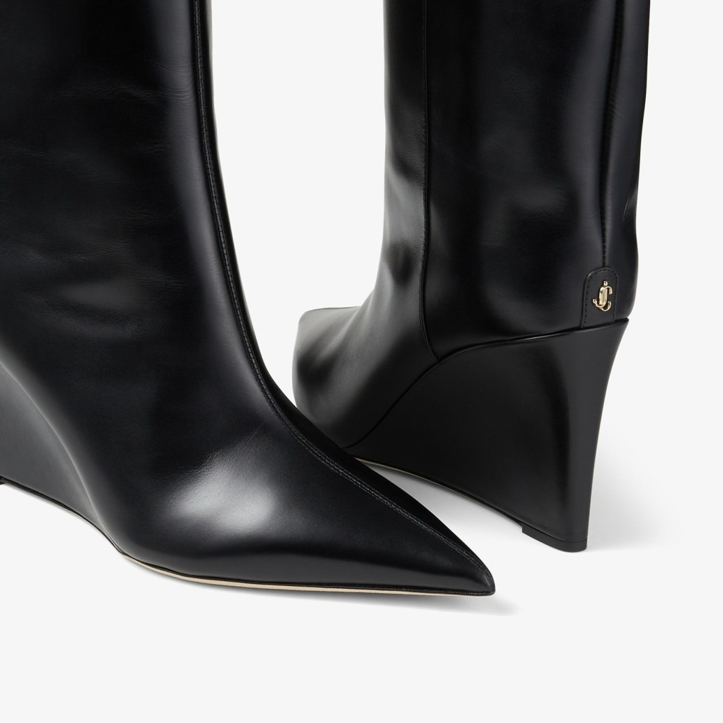 JIMMY CHOO BLAKE KNEE BOOT 85 - BLACK