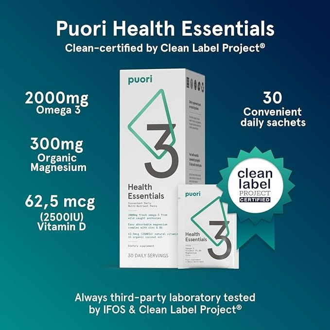 PUORI P3 HEALTH ESSENTIALS - 30 KULLANIMLIK