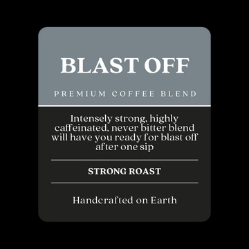 COPPER MOON BLAST OFF - STRONG ROAST - 12 OZ