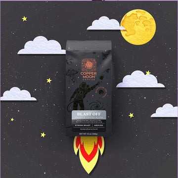 COPPER MOON BLAST OFF - STRONG ROAST - 12 OZ