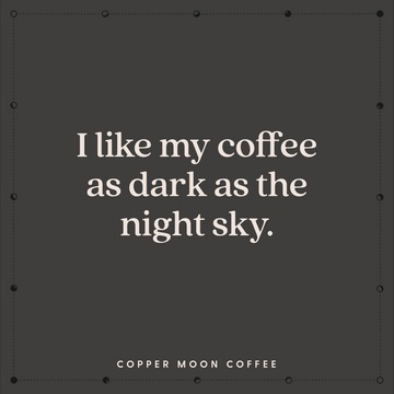COPPER MOON DARK SKY SINGLE CUP - DARK ROAST - 12 ADET