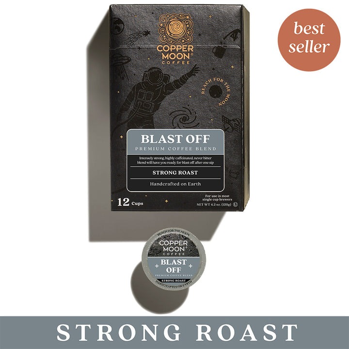COPPER MOON BLAST OFF SINGLE CUP - STRONG ROAST - 12 ADET