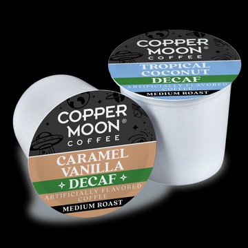 COPPER MOON SWISS WATER DECAF FLAVOR PACK SINGLE CUP - 60 ADET