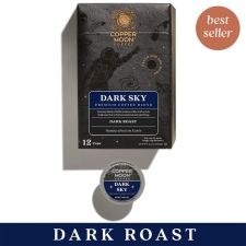 COPPER MOON DARK SKY SINGLE CUP - DARK ROAST - 12 ADET
