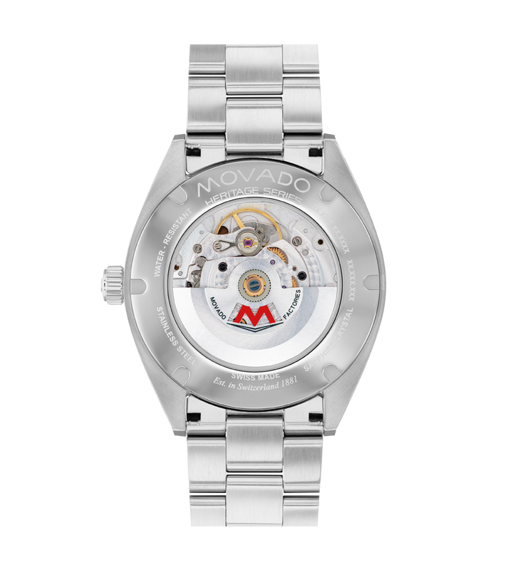 MOVADO HERITAGE SERIES DATRON AUTOMATIC - GREEN SUPER-LUMINNOVA WITH INDEX