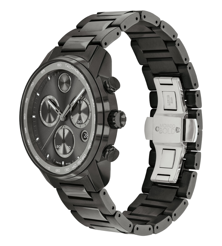 MOVADO BOLD VERSO - GUNMETAL WITH INDEX