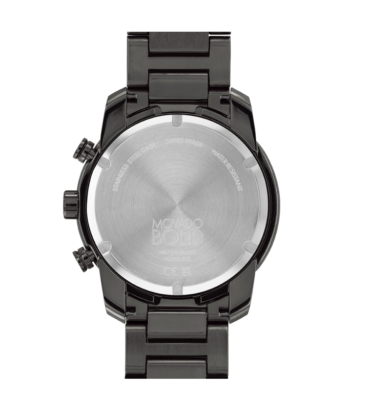 MOVADO BOLD VERSO - GUNMETAL WITH INDEX