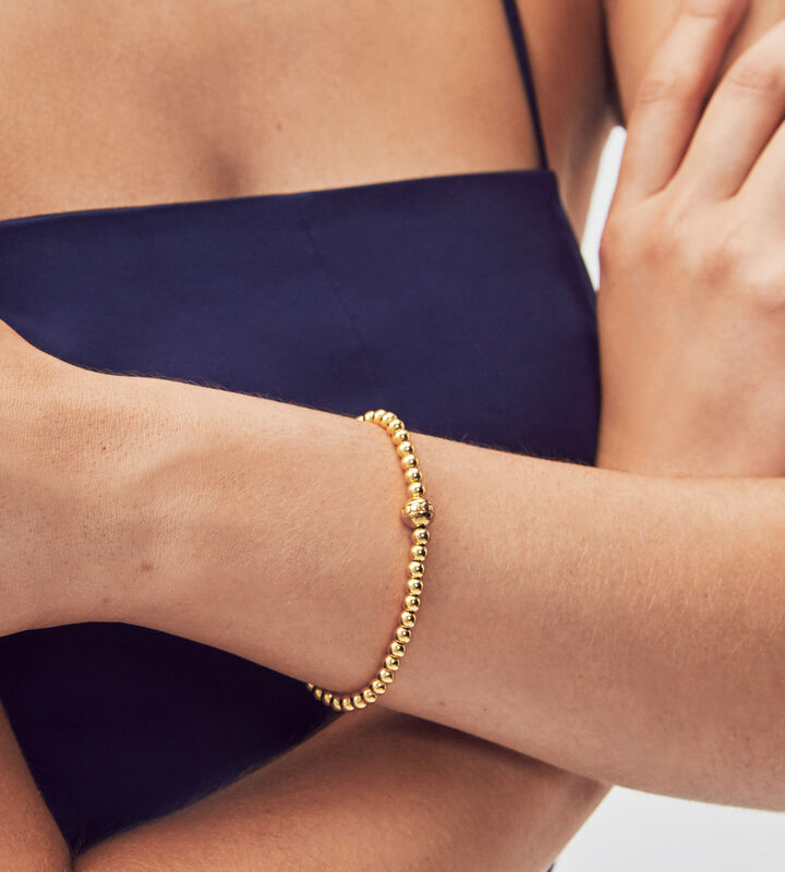 MOVADO WOMEN'S BEADED BRACELET - GOLD