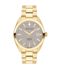 MOVADO HERITAGE SERIES DATRON AUTOMATIC - GREY SUPER-LUMINNOVA WITH INDEX