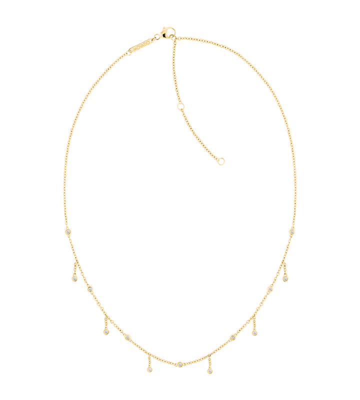 MOVADO DOT DROP NECKLACE - GOLD