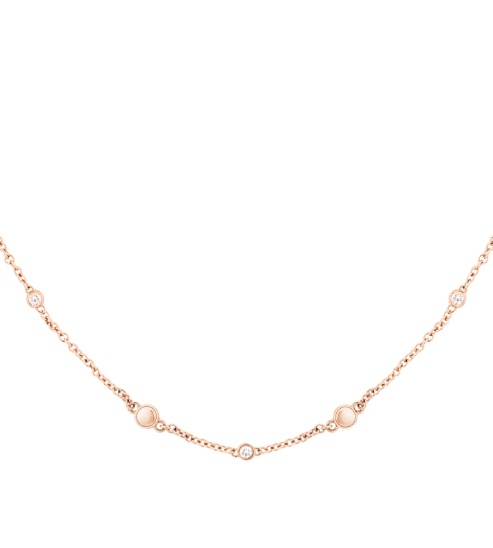 MOVADO DOT NECKLACE - ROSE GOLD