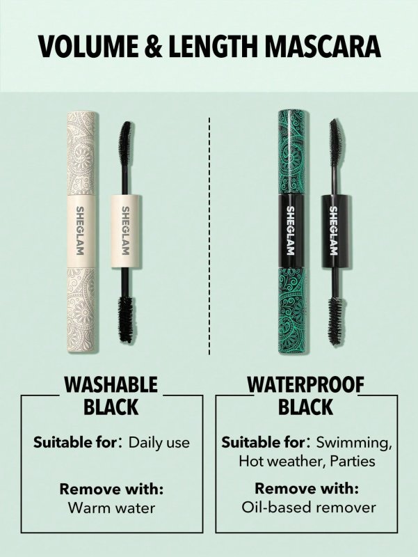 SHEGLAM ALL-IN-ONE VOLUME & LENGTH MASCARA - BLACK