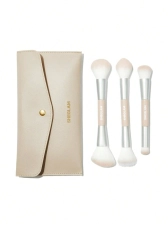 SHEGLAM GLAM 101 FACE ESSENTIALS BRUSH SET WITH BAG
