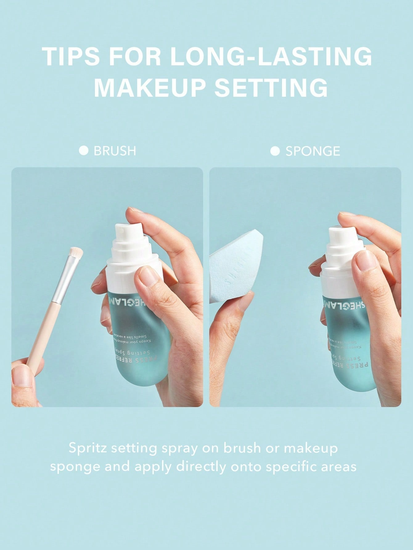SHEGLAM  PRESS REFRESH SETTING SPRAY