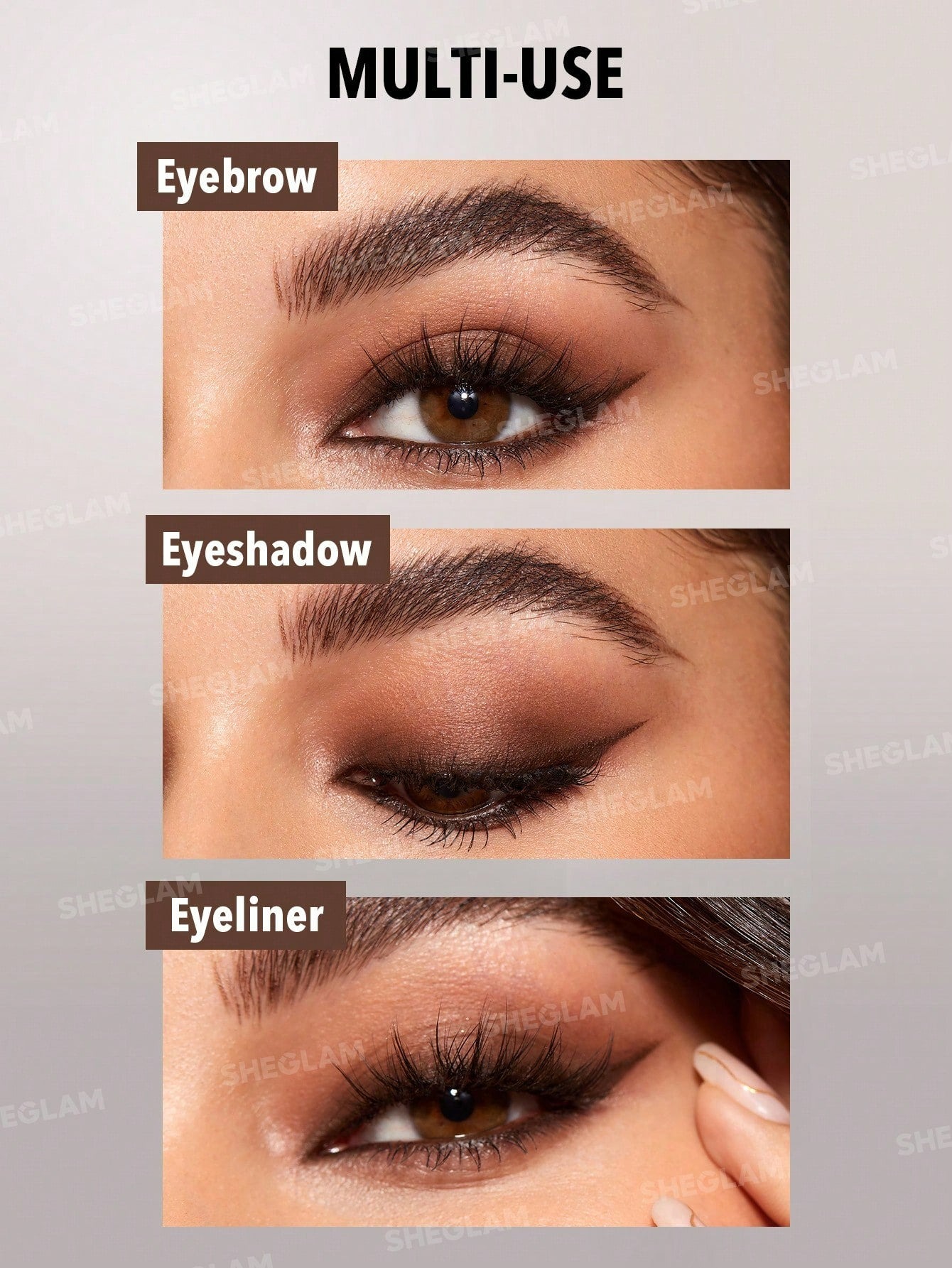 SHEGLAM  EYELINERS - BROWN