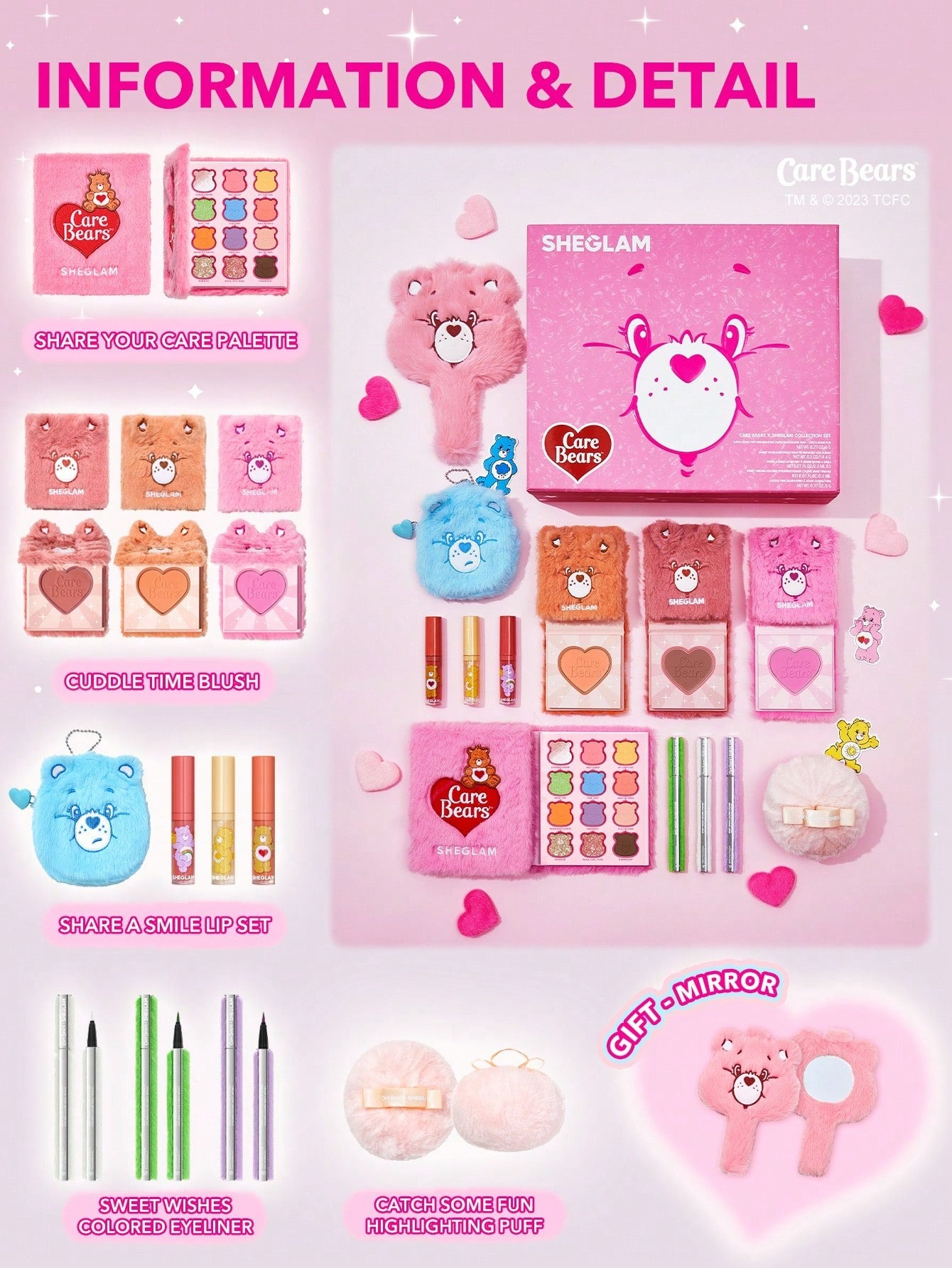 SHEGLAM CARE BEARS COLLECTION SET