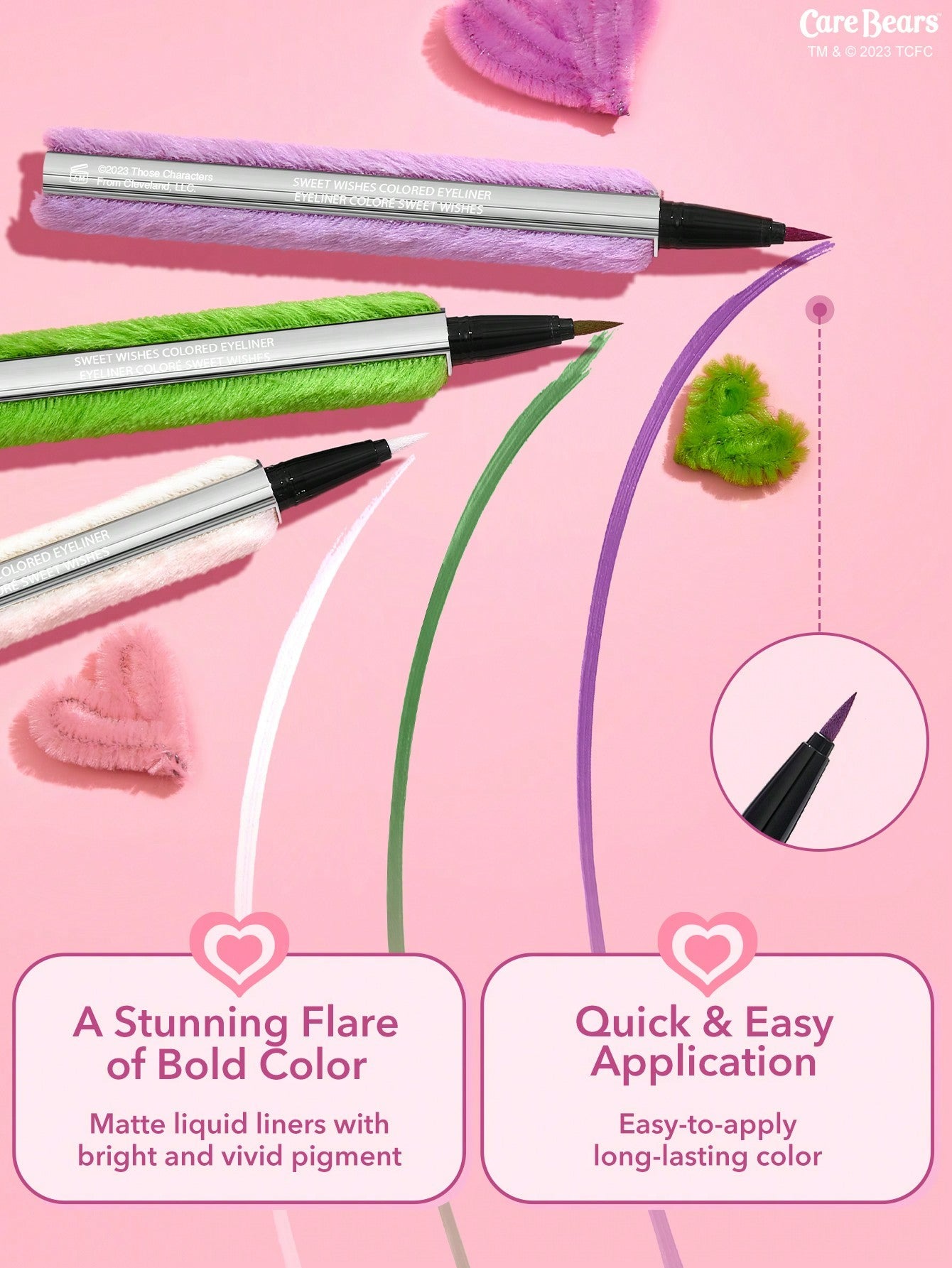 SHEGLAM CARE BEARS SWEET WISHES COLORED EYELINER - LUCKY DAY - GREEN